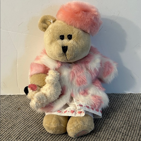 Starbucks Bearista Girl Bear Plush 46th Edition Valentine's Day bear 2006 - Picture 3 of 12
